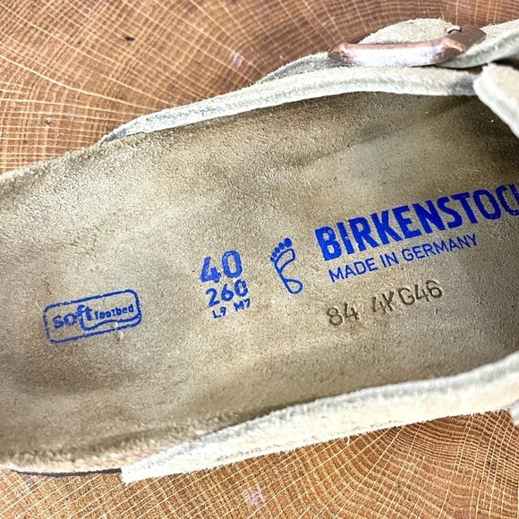 Birkenstock | SINGLE LEFT ONLY Boston Clog in Tan Suede Size 40/9- Replacement - Picture 2 of 12